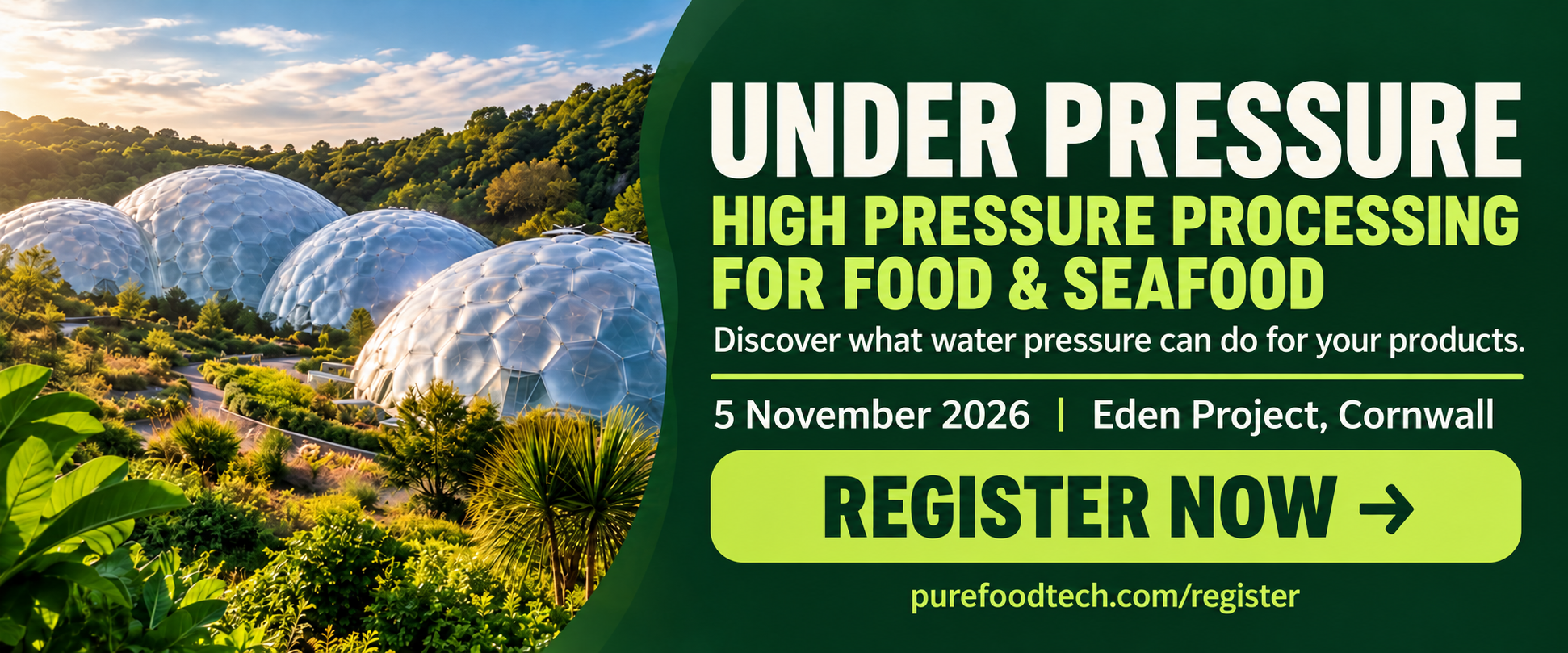 Bring a product question. UK HPP Innovation Summit, 5 November 2026, Eden Project, Cornwall. Register now.